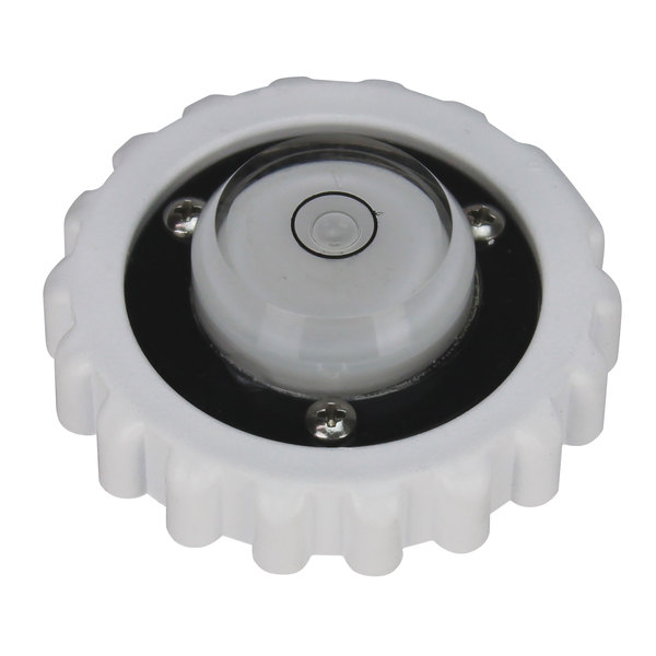 Quick Products Quick Products JQ-RLW Replacement Bubble Level Cap for Electric Tongue Jack - White JQ-RLW